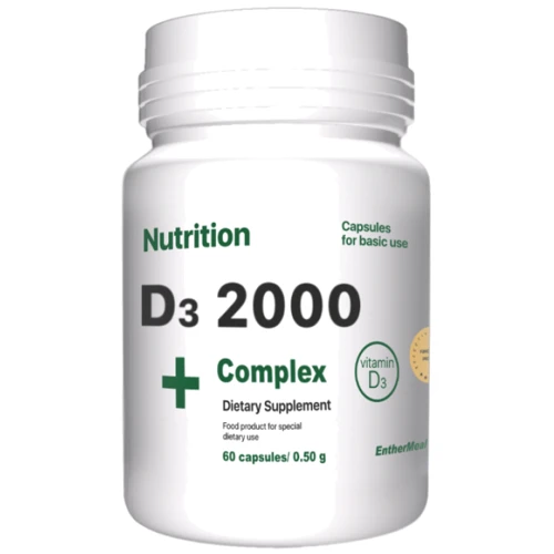 EntherMeal D3 2000+ Complex 60 Capsules