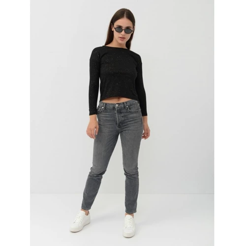 Лонгслив H&M 4236014 134-140 см черный: Размер 134