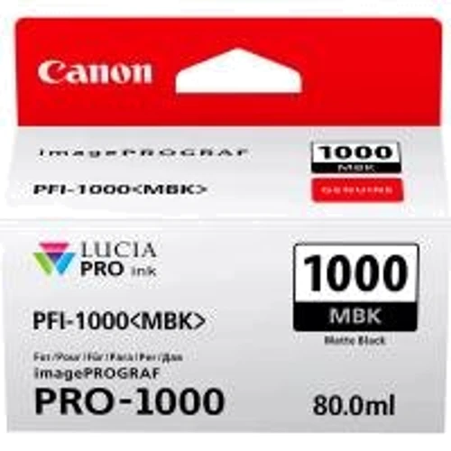 

Canon PFI-1000MBk (Matte black) (0545C001)