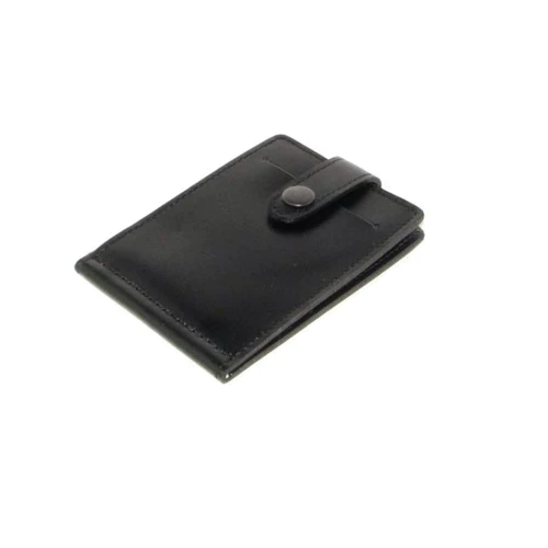 Мужской зажим для денег DNK Leather черный (DNK Euro Clamp col.J): Материал Натуральная кожа