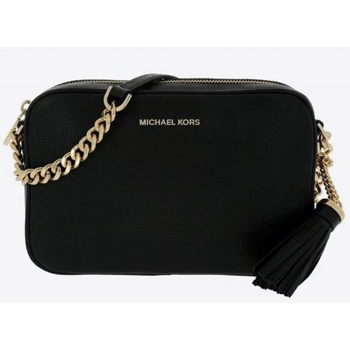 Женская сумка кросс боди Michael Kors Ginny Crossbody черная (32F7GGNM8L001)