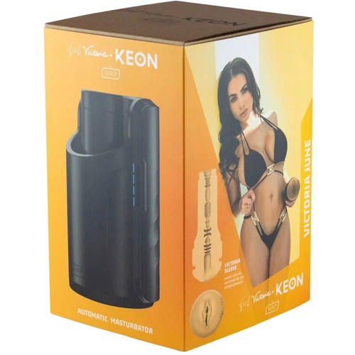 Интерактивная секс-машина для мужчин Kiiroo Keon Kombo Set с мастурбатором Feel Victoria June