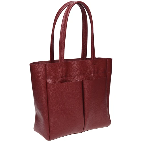Женская сумка шоппер Ricco Grande бордовая (1L926-burgundy): Пол Женский