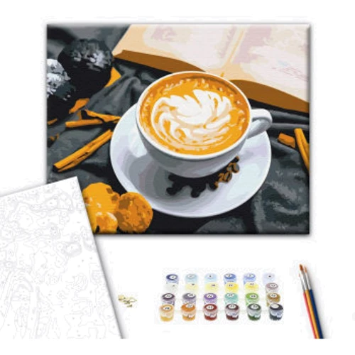 Картина за номерами Brushme Кава з ароматом кориці 40x50 см (BS52634): Виробник Brushme