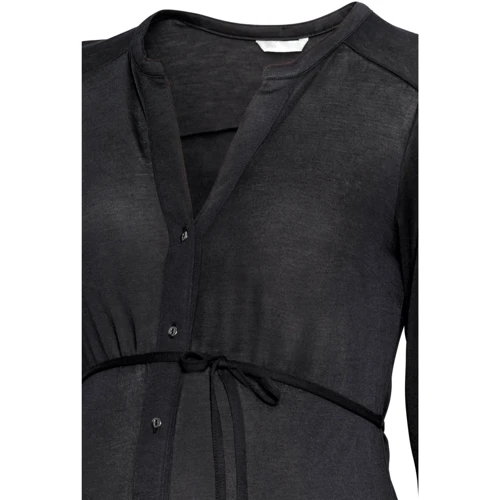 Платье H&M 4097656 42 черное для беременных: Декор Без декора