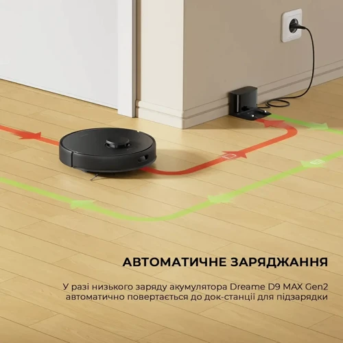Робот уборщик Dreame D9 Max Gen2 Black (RLD34GA-Bl) фото 4