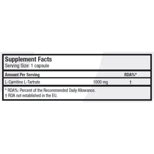 Жиросжигатель Scitec Nutrition Mega Carni 1000 60 caps / 60 servings: Пол Унисекс