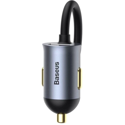 Зарядное устройство Baseus Car Charger 3хUSB+USB-C Share Together PPS 120W Gray (CCBT-B0G): Количество USB-портов 4
