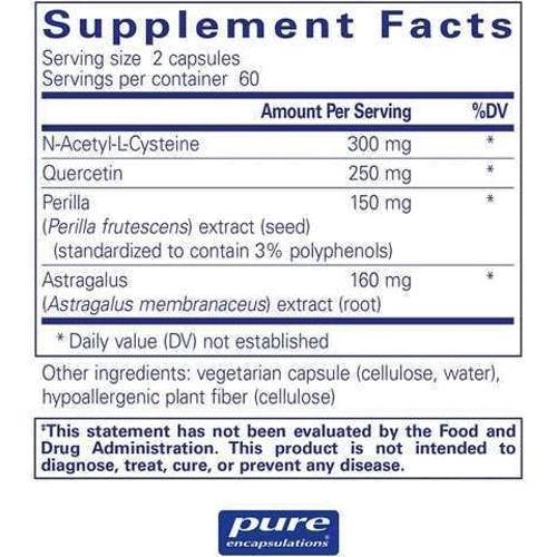 Pure Encapsulations Th2 Modulator Модулятор Т-хелперов 2 120 капсул: Форма выпуска Капсулы
