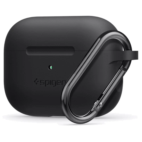 Чехол для наушников Spigen Silicone Fit with Belt Black (ASD00533) for Apple AirPods Pro