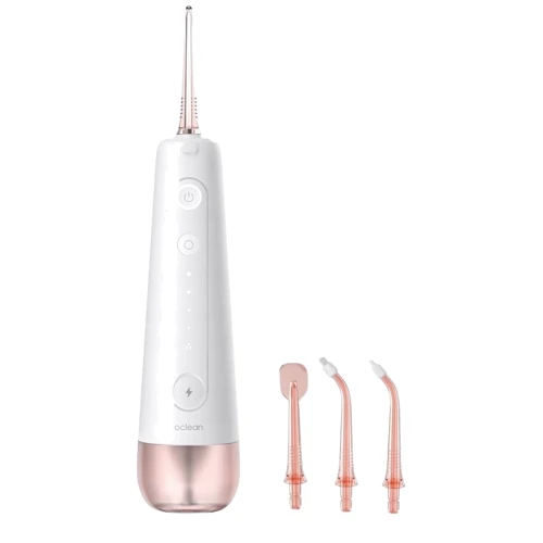 Зубная щетка Ирригатор Xiaomi Oclean W10 Pink: Технология чистки струи