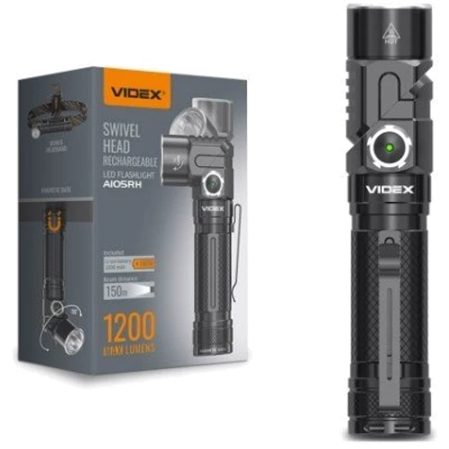 Ліхтар туристичний Videx VLF-A105RH 1200Lm 5000K (VLF-A105RH): Тип Ручной