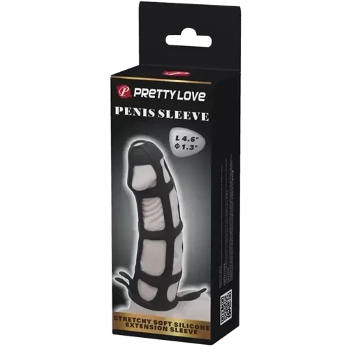 Стимулирующая ажурная насадка PRETTY LOVE Penis Sleeve, BI-026235