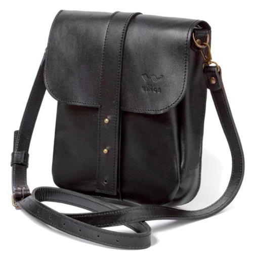 Мужская сумка планшет The Wings черная (TW-Mini-bag-black-ksr)