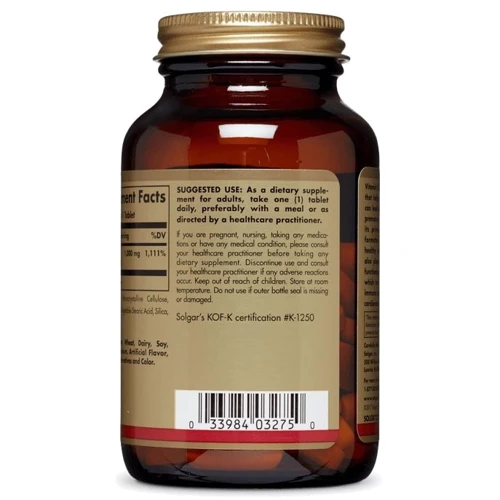 Solgar Vitamin C 1000 mg 90 Tabs (SOL-03275): Пол Унисекс