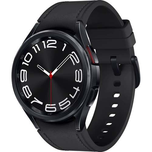 Смарт-годинник Samsung Galaxy Watch 6 Classic 43mm Black з Hybrid Eco-Leather Black Band (SM-R950NZKA) (UA)