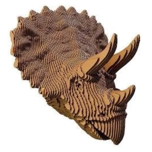 Картонный настенный конструктор Cartonic 3D Puzzle TRICERATOPS