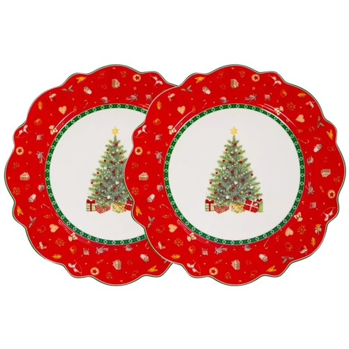 Набір підставних тарілок Lefard Christmas Delight 28см 2шт (985-155)