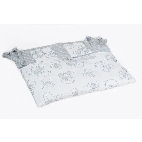 Постельный комплект 8 эл. Twins Dolce Мишки 4061-D-005, grey, серый: Тип постельный комплект