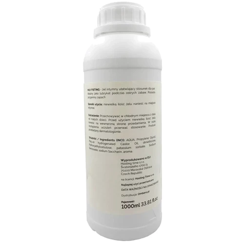 Гель лубрикант для фистинга на водной основе LoveStim - MAX Fisting, 1000 ml