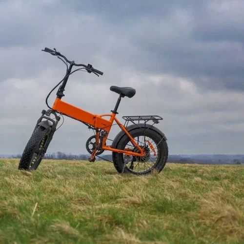 Электровелосипед Myatu F0320F (250 Вт, 10 А/час, 48 В), колеса 20", оранжевый фото 8