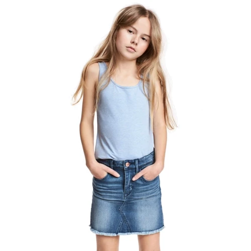 Майка H & M 7Z5001335 146-152 см блакитна: Розмір 146