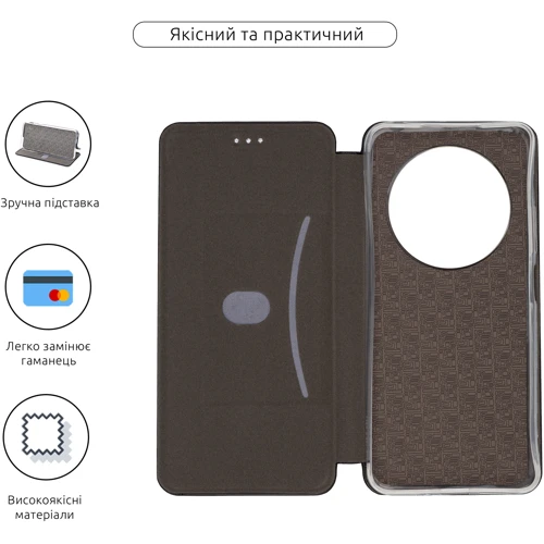 Чехол для телефонов ArmorStandart G-Case Black for Xiaomi Redmi A4 (ARM82025): Тип чехол-книжка