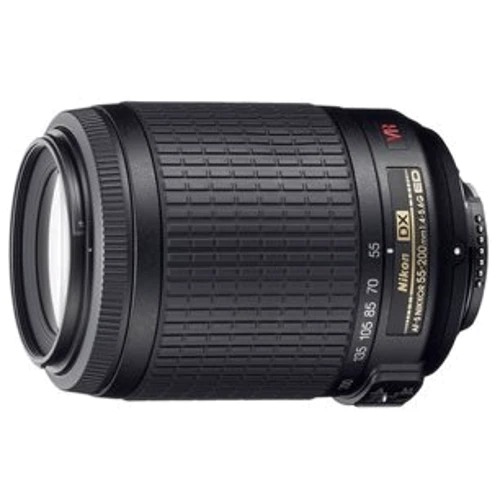 Объектив для фотоаппарата Nikon 55-200mm f/4-5.6G AF-S VR DX Zoom-Nikkor: Тип объектива телеобъектив