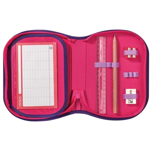 Ранец школьный укомплектованный Herlitz FLEXI PLUS Spring Horses (50013616): Корпус рюкзака Каркасный