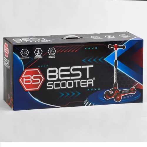 Самокат Best Scooter розовый (87819): Количество колес 3