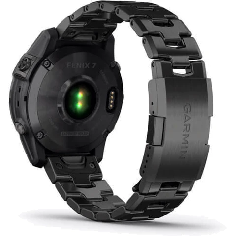 Смарт-часы Garmin Fenix 7 Sapphire Solar Carbon Grey DLC Titanium with Carbon Grey DLC Vented Titanium Band (010-02540-39) фото 9