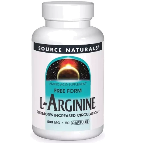 Source Naturals L-Arginine L-Аргінін 500 мг 50 капсул