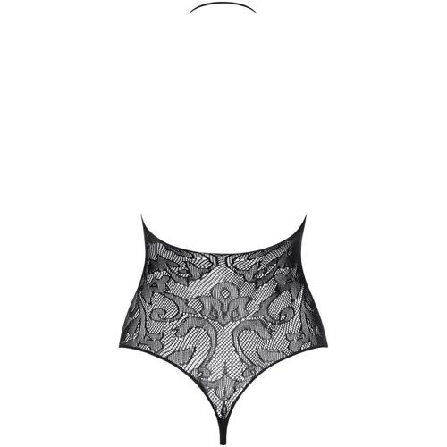 Ажурное боди с открытой спиной Obsessive B119 black S/M/L