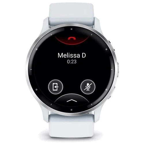 Смарт-часы Garmin Venu 3 Silver Stainless Steel Bezel with Whitestone Case and Silicone Band (010-02784-00): Дисплей 1.4" AMOLED (454x454)