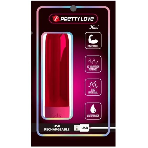 Вибропуля LYBAILE Pretty Love Kiwi Red (BI-300091-3)