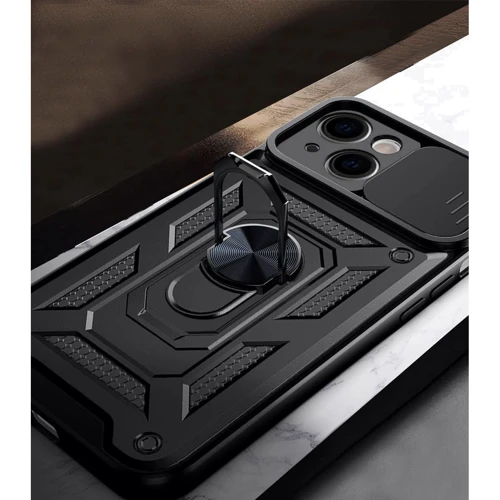 Чехол для iPhone BeCover Military Black for iPhone 15 Plus (709954): Материалы Силикон