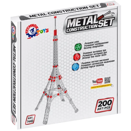 Металлический конструктор ТехноК Эйфелева башня 200 деталей (7440TXK)