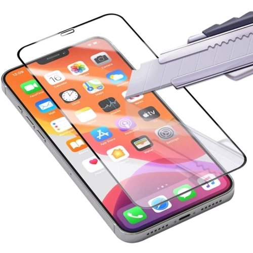 Захисне скло для iPhone FJ Gears Tempered Glass 2.5D FulI Cover HD Black для iPhone 12 Pro Max: Тип аксесуара защитное стекло