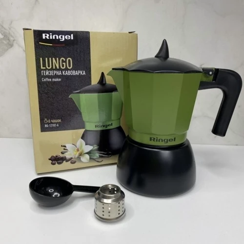 Кофеварка гейзерная Ringel Lungo 300мл (RG-12102-6) фото 7