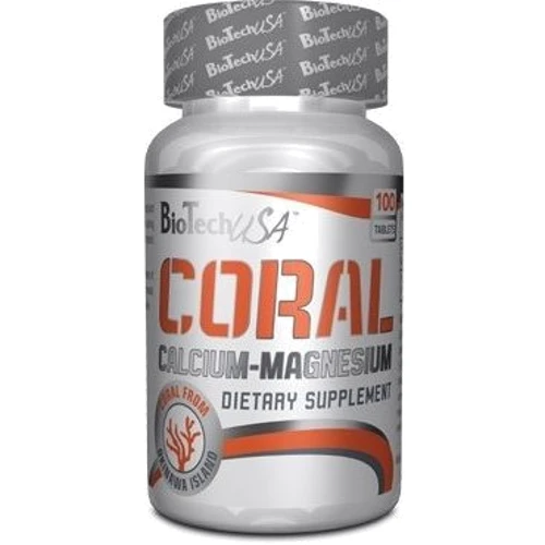 BioTechUSA Coral Calcium-Magnesium 100 tabs: Форма выпуска Таблетки
