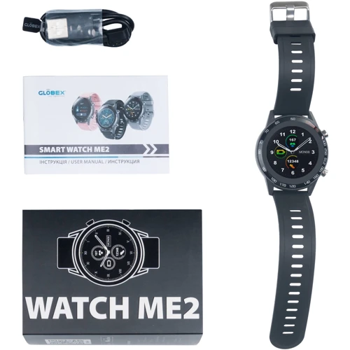 Смарт-часы Globex Smart Watch Me2 Black: Особенности Влагозащищенные