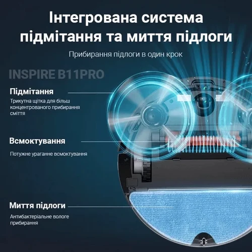 Робот уборщик Inspire B11PRO Black фото 6