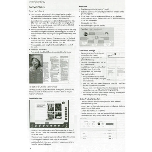 Gold Experience (2nd Edition) C1 Teacher’s Book with Online Practice & Online Resources Pack: Кількість сторінок 216