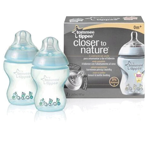 Бутылочки для кормления Tommee Tippee декорированные (260 мл), 2 шт (42252141-1)