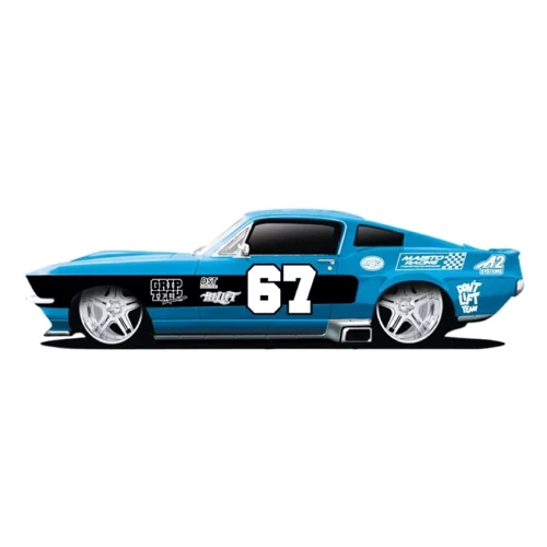 Ігрова автомодель MAISTO 1967 Ford Mustang GT синій (81223 met. Blue): Тип спорткар