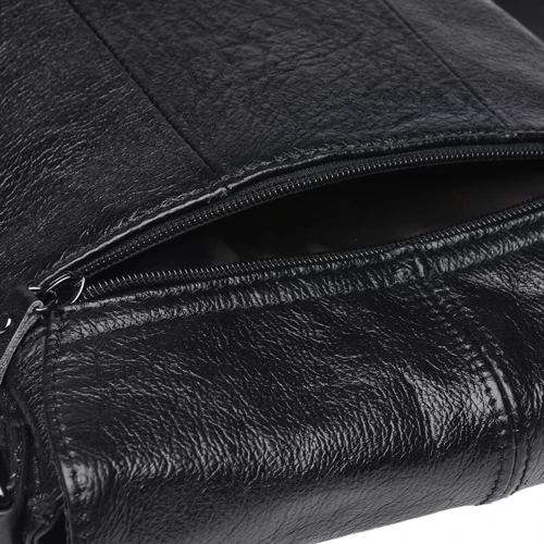 Мужская сумка планшет Keizer черная (K18232-black): Тип ручки Плечевой ремень, Без ручки