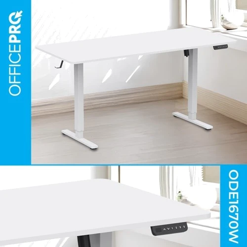Стол с электрорегулировкой высоты Officepro White (ODE1670W): Высота, см 70