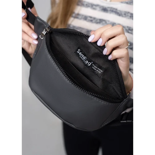 Женская поясная сумка Sambag Tirso MST графитовая (80118009): Страна производитель Украина