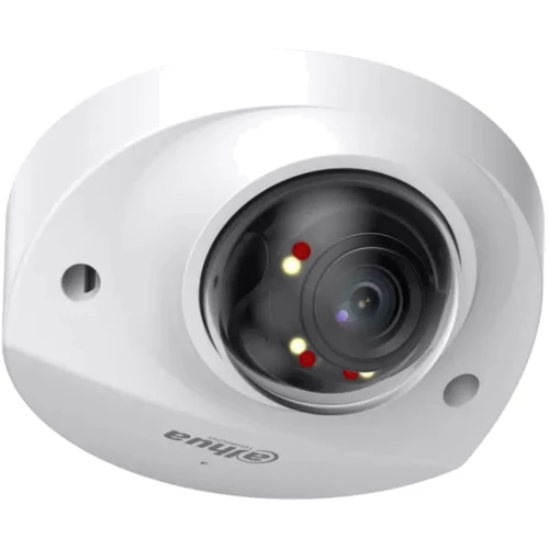 IP-камера відеоспостереження Dahua Smart Dual Light WizSense with DH-IPC-HDBW2449F-AS-IL (4 MP/2.8 mm): Тип корпуса купольная