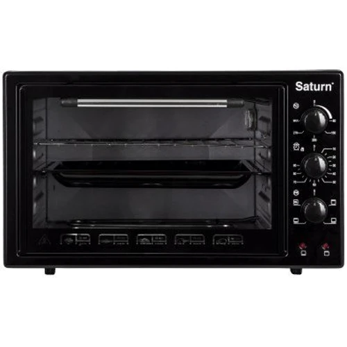 Електрична духовка настільна Saturn ST-EC3802 Black